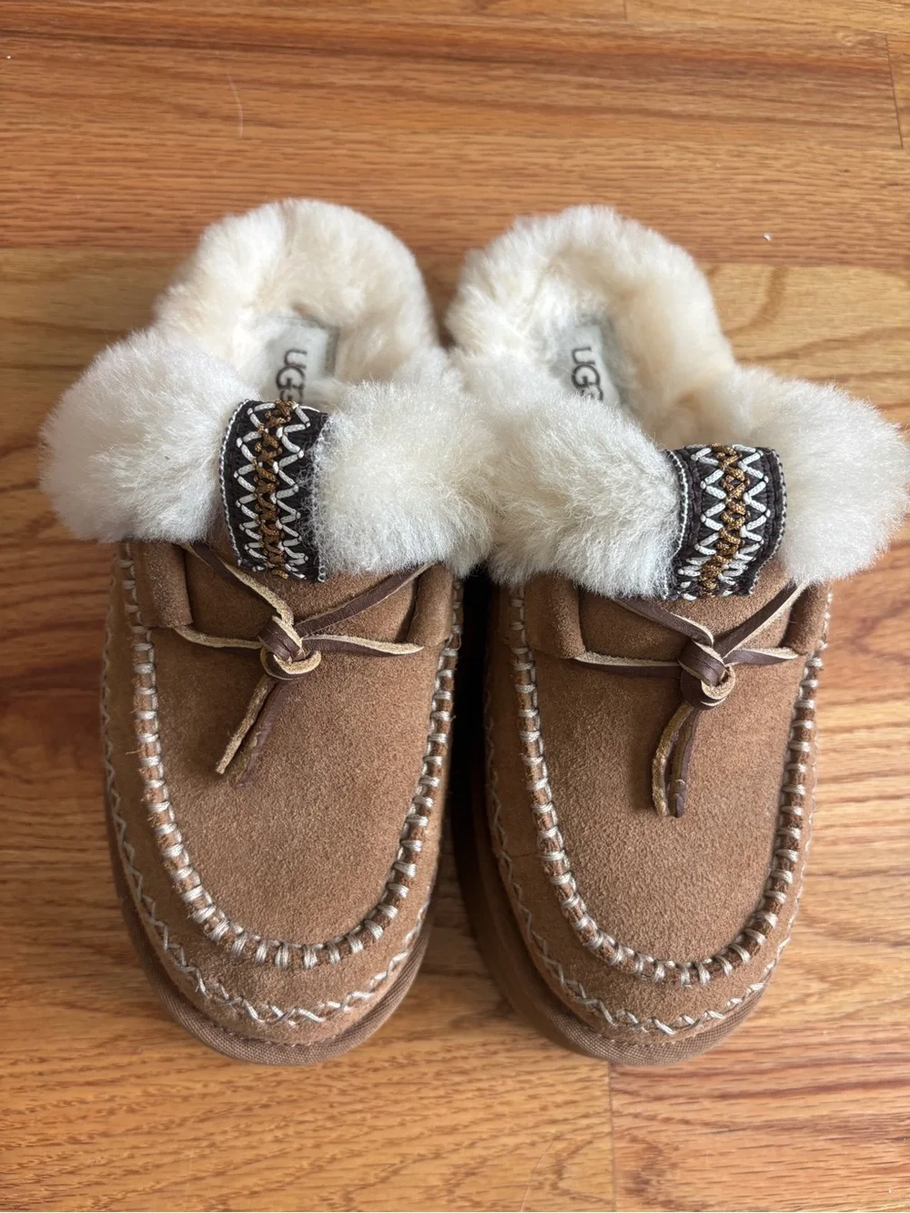 UGG disquette alphine slippers chestnut